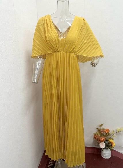 Alejandra | Vestido clásico plisado